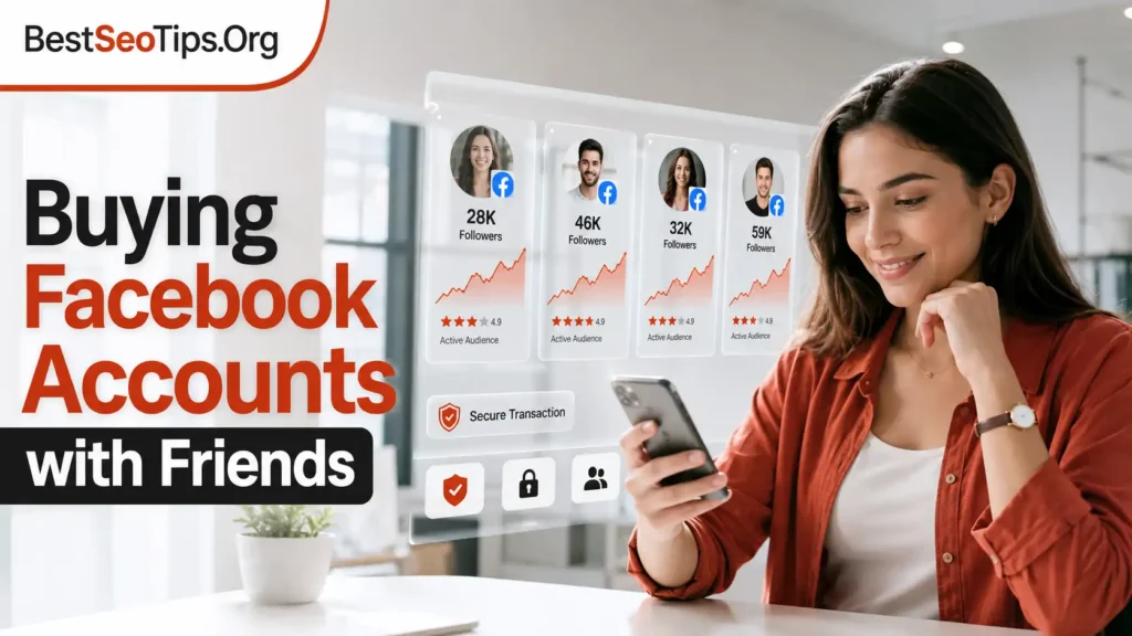Buy Facebook Accounts With Friend from BestSeoTips