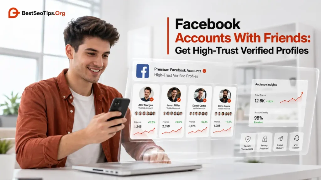 Buy Facebook Accounts With Friends from BestSeoTips