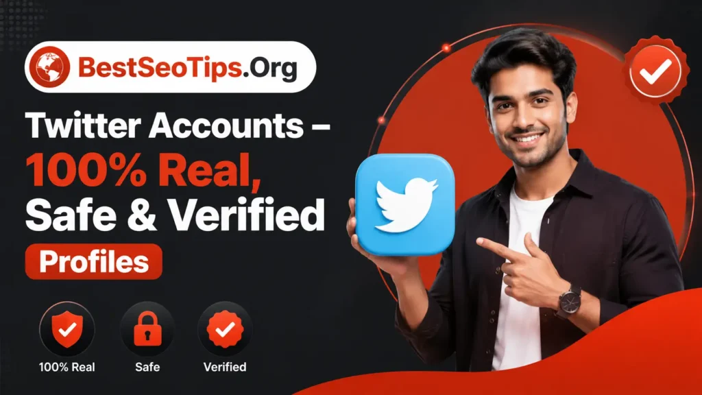 Twitter Accounts – 100% Real, Safe & Verified Profile
