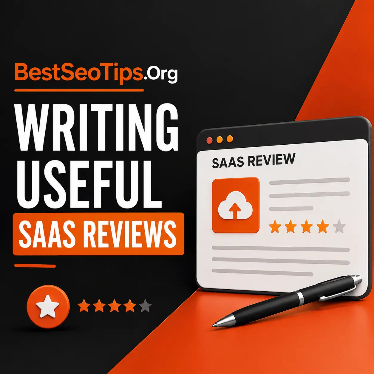 Example of a detailed SaaS software review page with ratings features pricing and pros and cons