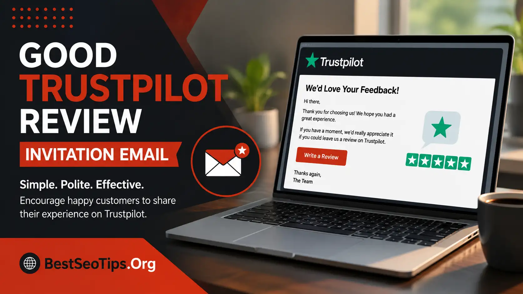 Good Trustpilot Review Invitation Email