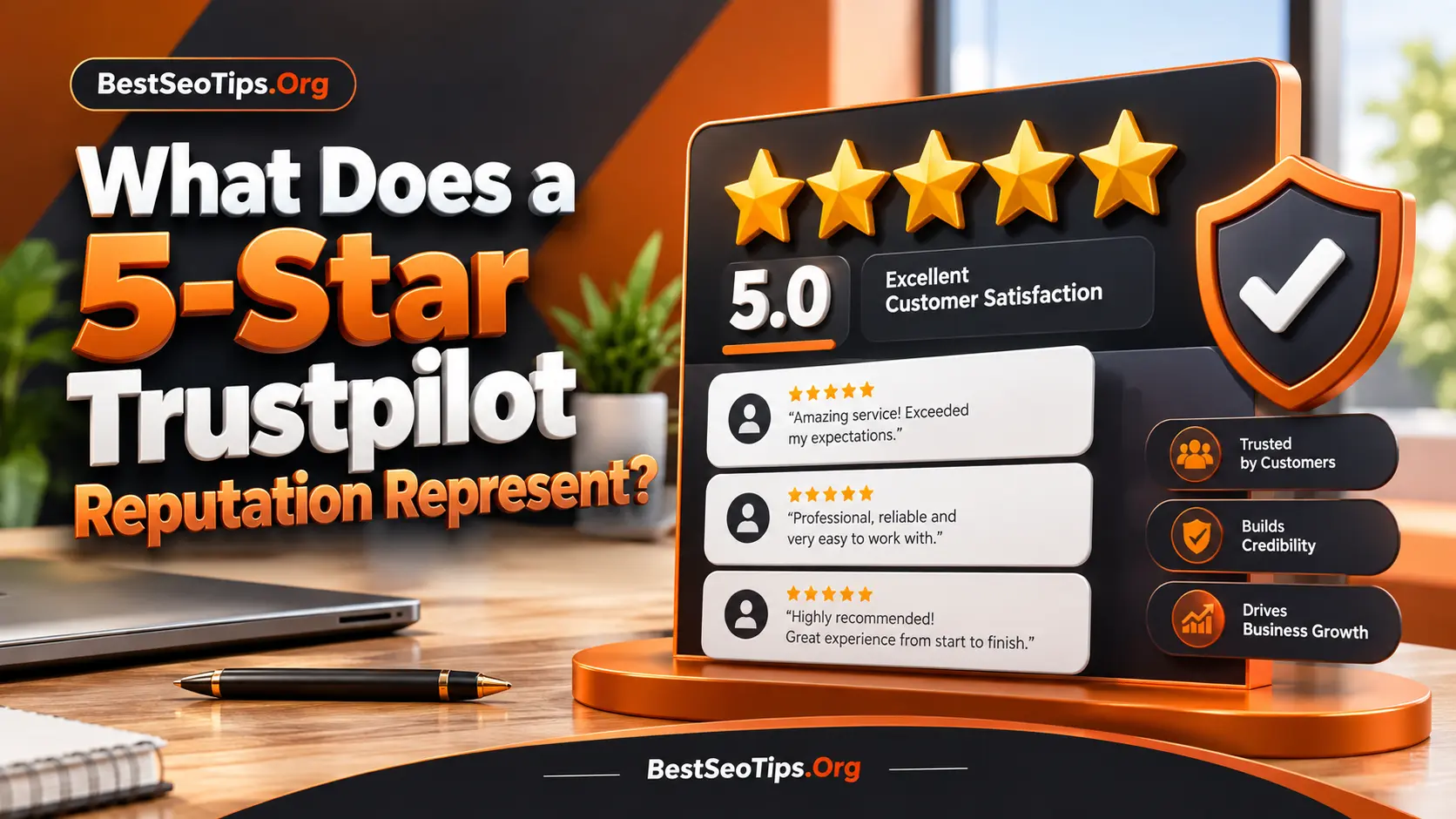 What Does a 5-Star Trustpilot Reputation Represent?
