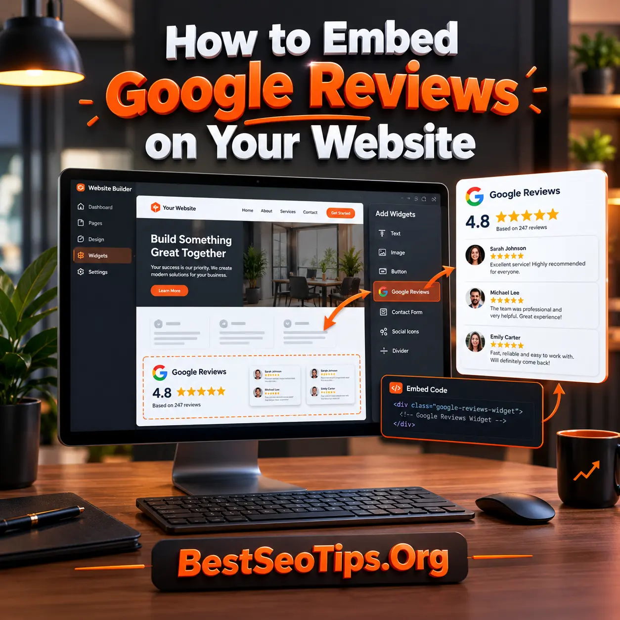 How to embed Google Reviews on your website